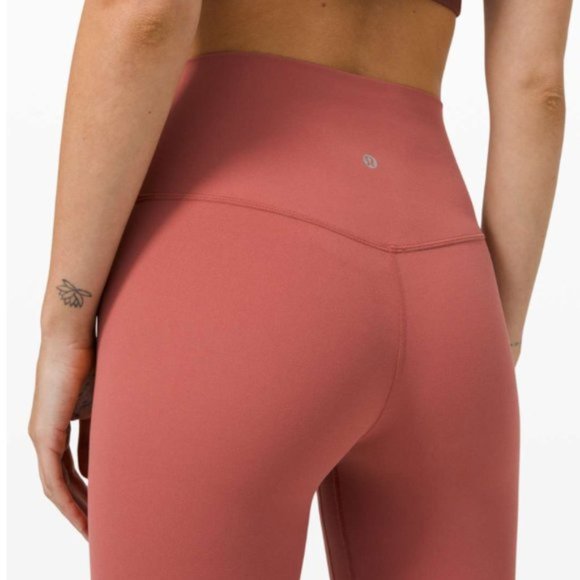 lululemon athletica Pants - Lululemon Align Crop *21" Soft Cranberry 6 NWT